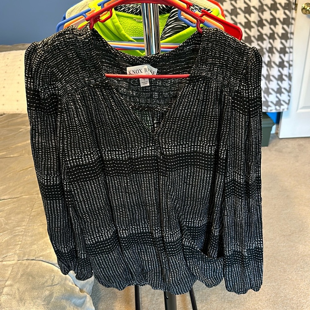 Knox rose long sleeve blouse